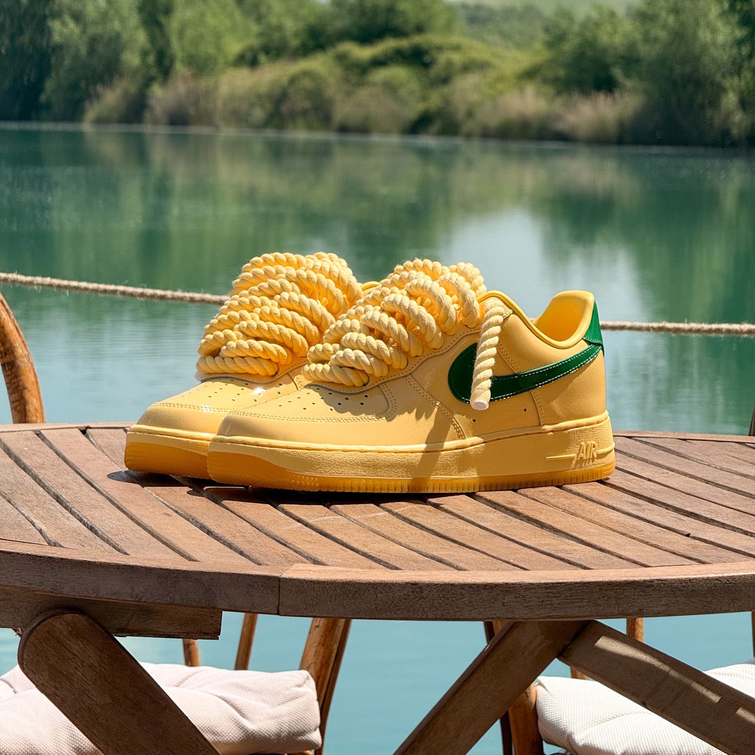 Nike Air Force 1 Patent Brazil "Rope Laces" V1