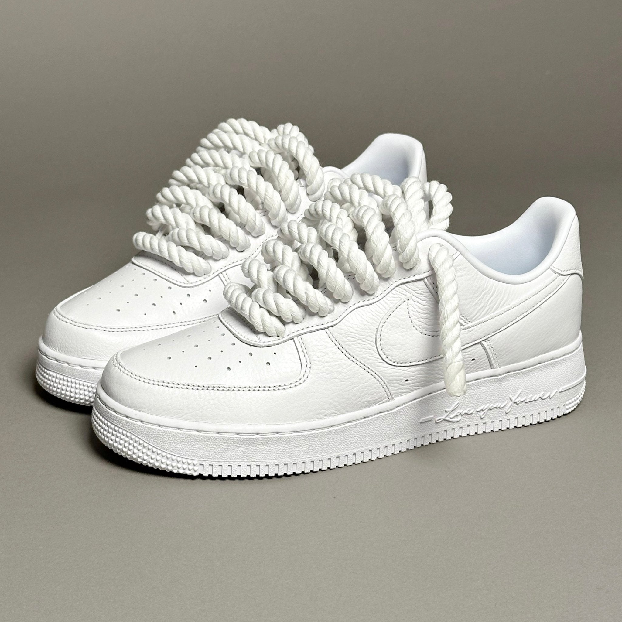 Nike Air Force 1 Nocta Love You Forever "Rope Laces White" V1 - EV8 Style