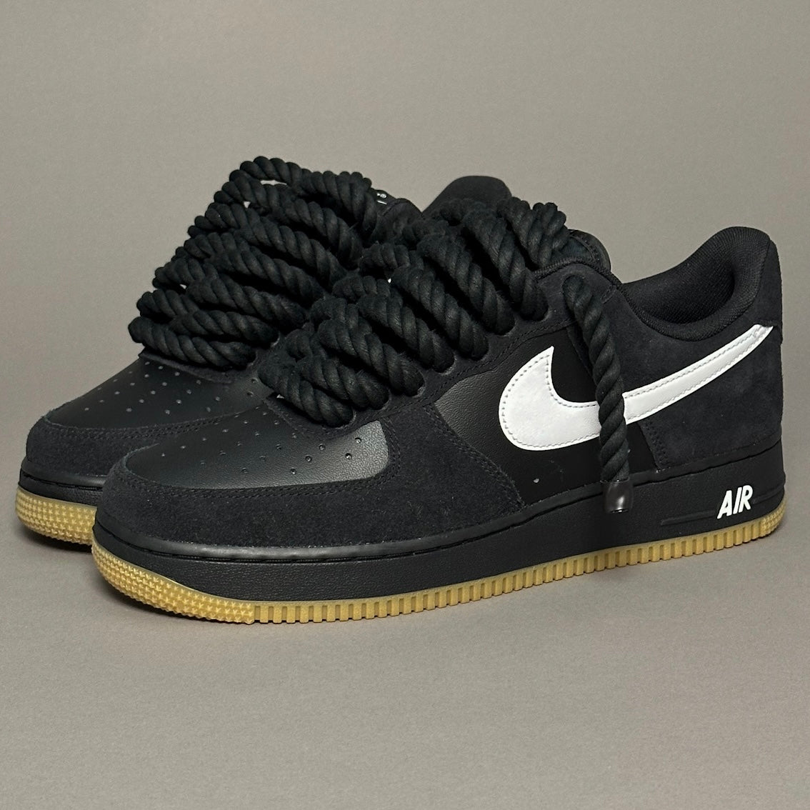 Nike Air Force 1 Skate "Rope Laces Black" V1 - EV8 Style
