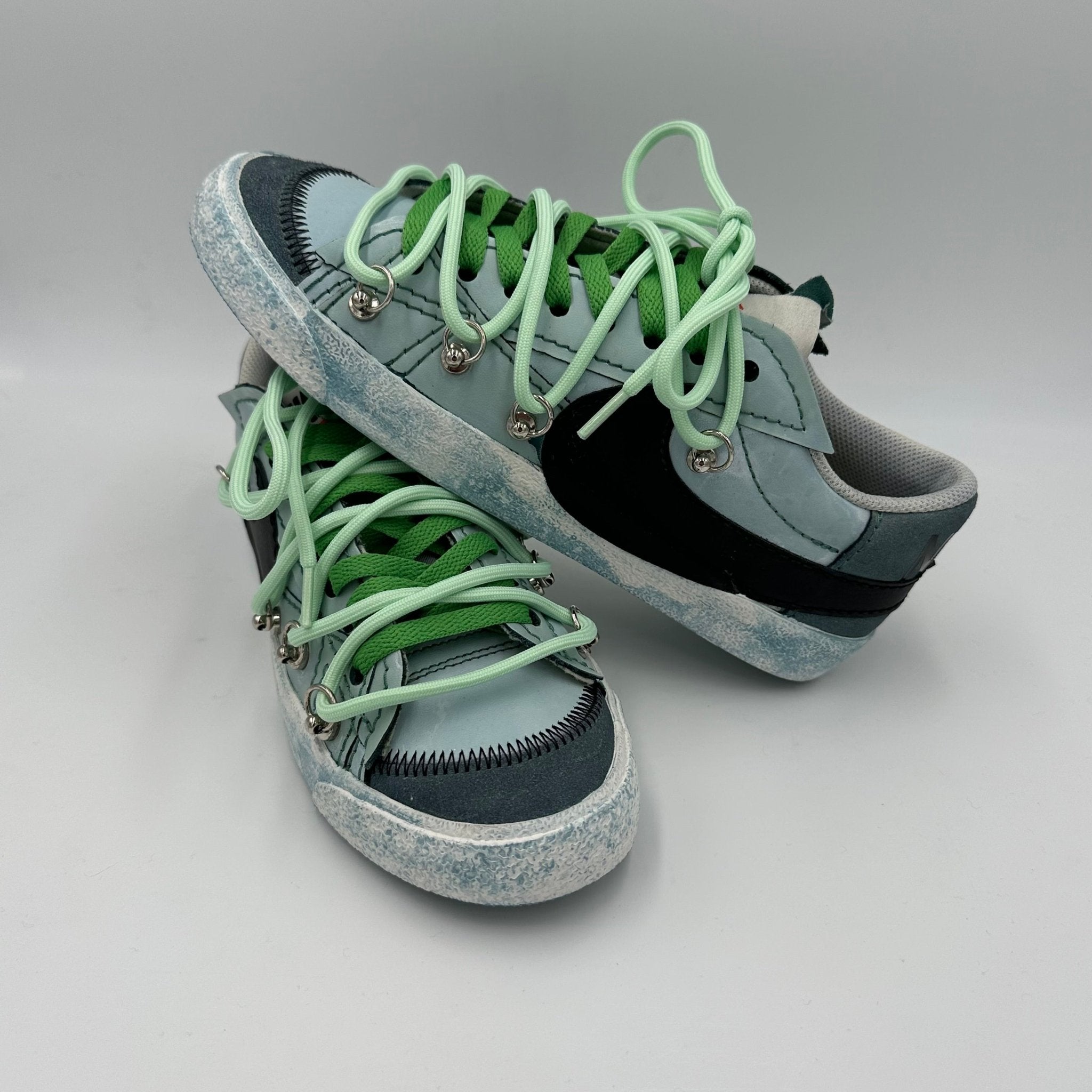 Nike Blazer Low '77 Jumbo Dark Green “Over Laces Water Green" - EV8 Style