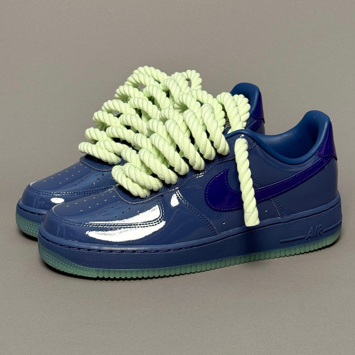 Nike Air Force 1 Patent Ocean "Rope Laces" V1