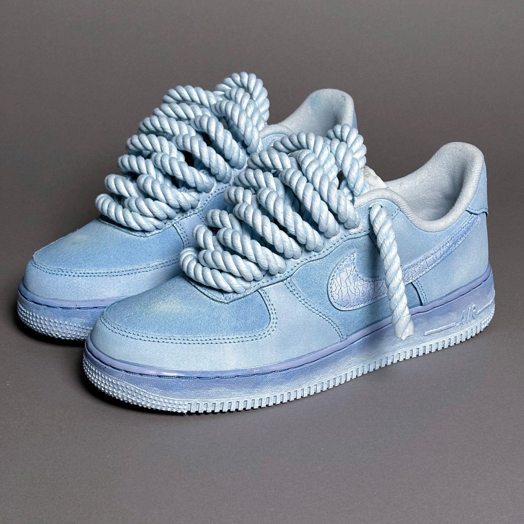 Nike Air Force 1 Glacial “Rope Laces Glacial Tint” V1 - EV8 Style