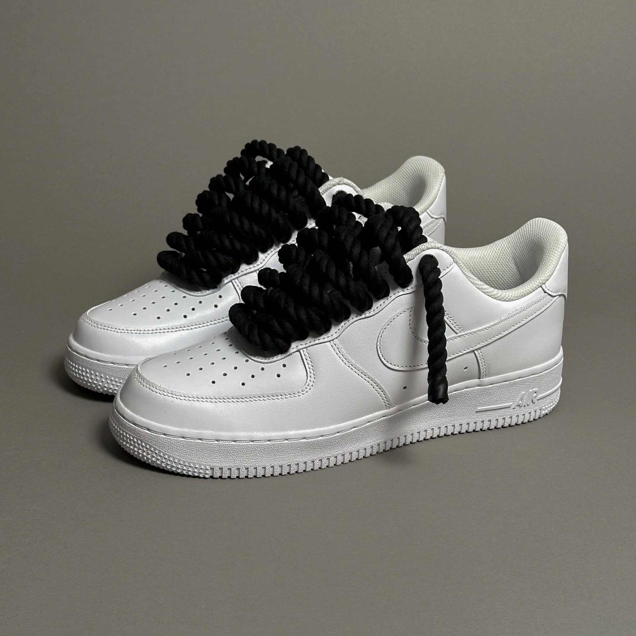 Nike Air Force 1 “Rope Laces Black” V1 - EV8 Style