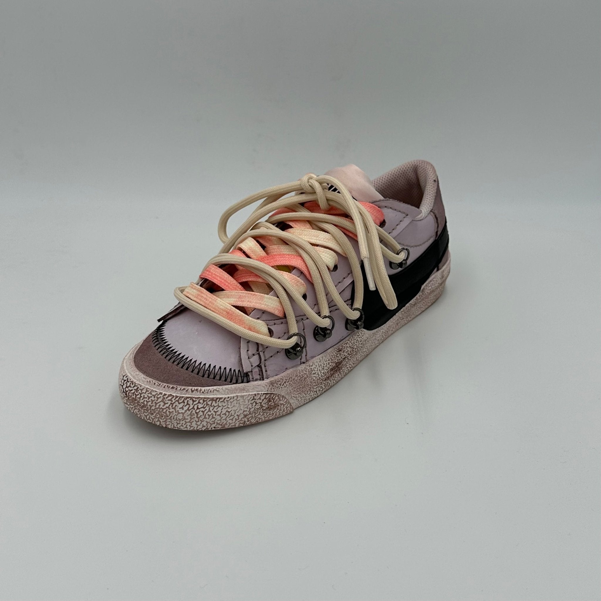 Nike Blazer Low '77 Jumbo Dark Brown Shaded Pink “Over Laces Beige” - EV8 Style
