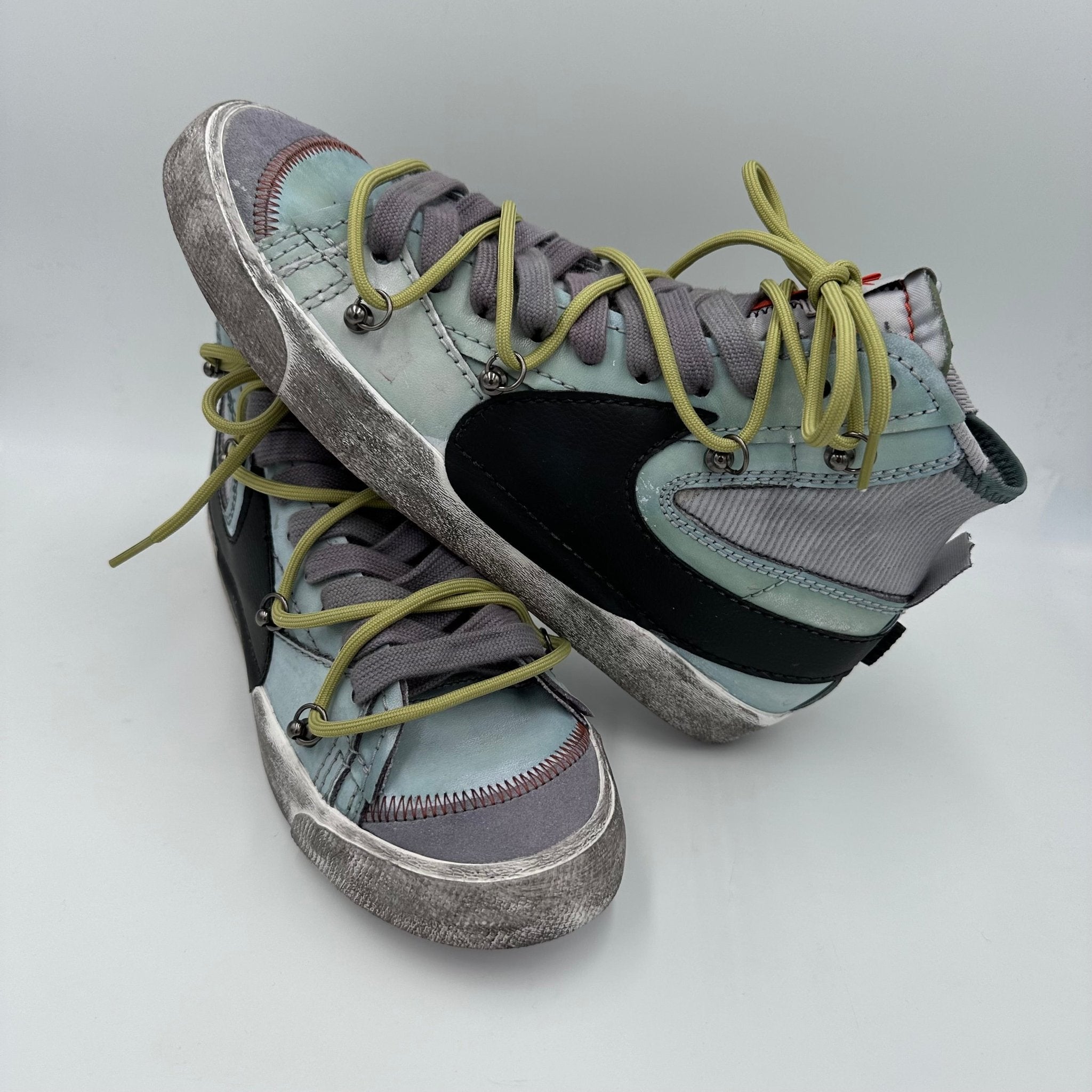 Nike Blazer Mid '77 Jumbo Grey “Over Laces Olive" - EV8 Style