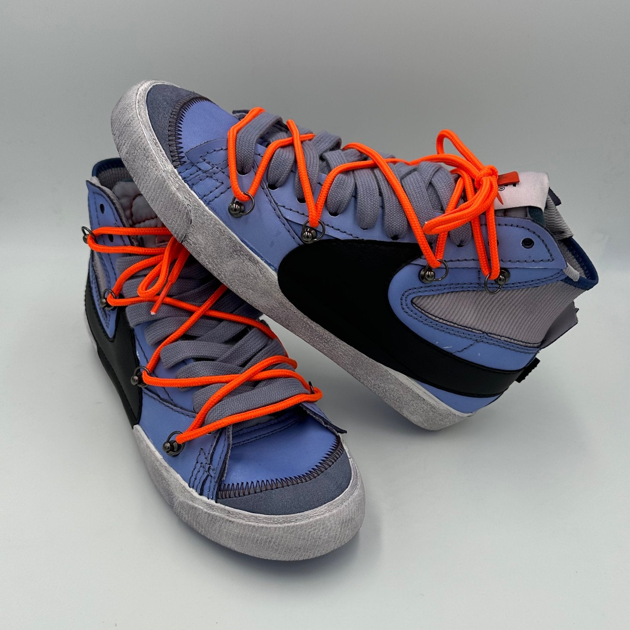 Nike Blazer Mid '77 Jumbo Navy Blu “Over Laces Orange" - EV8 Style
